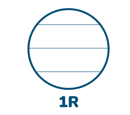 Maxiquaderno Monocromo - A4 - 1 rigo - 70 fogli - 80 gr - 4 fori - microperforato - spiralato - conf. 5 pezzi - Pigna - 02155551R - 8005235434189 - DMwebShop - 1