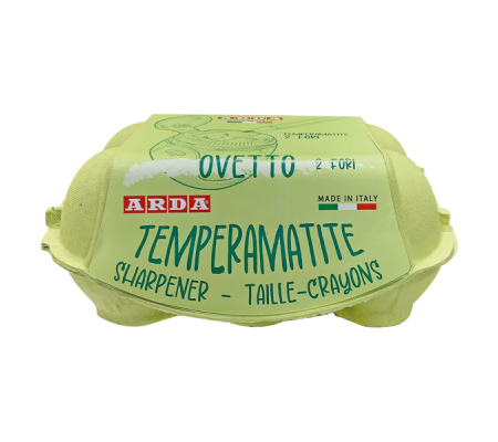 Temperamatite Ovetto - 2 fori - colori assortiti - Arda - TE814SC - 8003438030511 - DMwebShop - 1