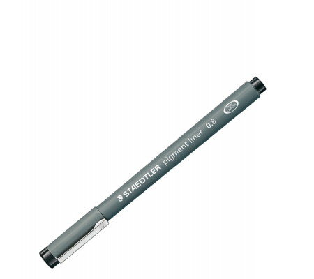 Pennarello Pigment Liner 308 - nero - 0,8 mm - conf. 10 pezzi - Staedtler - 308 08-9 - 4007817327104 - DMwebShop - 1