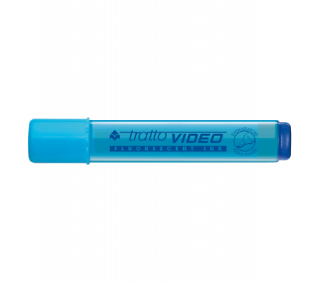 Evidenziatore Video - punta a scalpello - da 1 - 5 mm - azzurro - conf. 12 pezzi - Tratto - 830205 - 8000825003820 - DMwebShop - 1