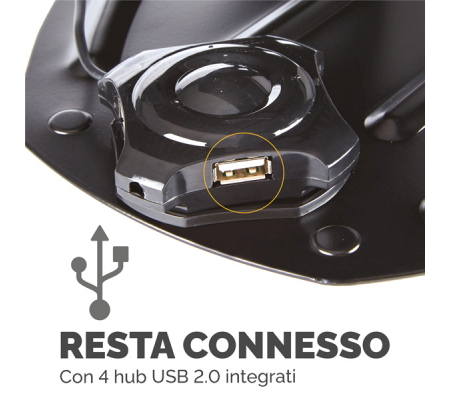 Supporto notebook Professional Series - hub USB - leggio - Fellowes - 8024602 - 043859611164 - DMwebShop - 4