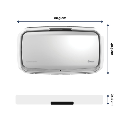 Purificatore aria aeramax pro IV muro 130 mq - Fellowes - 9451001 - 50043859688222 - DMwebShop - 1