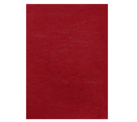 Copertine per rilegatura - A4 - cartoncino groffrato semilpelle - 240 gr - rosso - conf.100 pezzi - Fellowes - 5370305 - 077511537035 - DMwebShop - 1