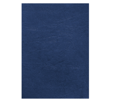 Copertine per rilegatura - A4 - cartoncino groffrato semilpelle - 240 gr - royal blu - conf.100 pezzi - Fellowes - 5371305 - 077511537134 - DMwebShop - 1