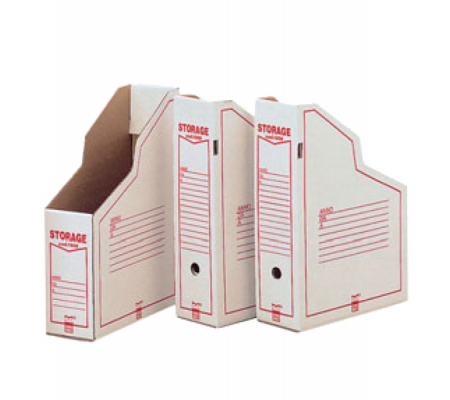 Portariviste Storage - 87 x 34 x 24,5 cm - bianco-rosso - 1606 - King Mec - 00160600 - 8004389045340 - DMwebShop