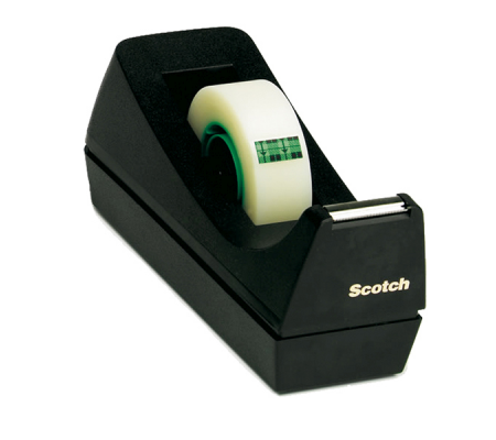 Dispenser da tavolo C38 per nastri - 19 mm x 33 mt - nero - Scotch - 7000028837 - 021200661044 - DMwebShop