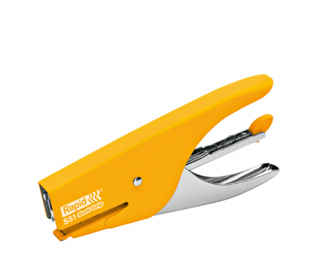 Cucitrice a pinza Supreme S51 Soft Grip - giallo - Rapid - 10538743 - 7313465387436 - DMwebShop