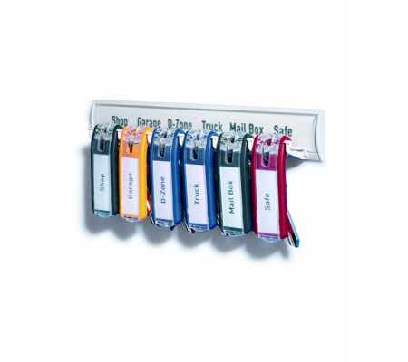 Portachiavi Key Clip - colori assortiti - conf. 6 pezzi - Durable - 1957-00 - 4005546104003 - DMwebShop