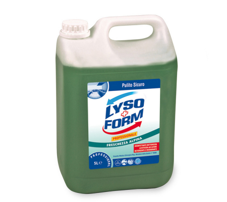 Detergente disinfettante - per pavimenti - freschezza alpina - 5 lt - Lysoform - 100887662 - 7615400189083 - DMwebShop