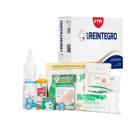 Kit di reintegro pronto soccorso - fino a 2 persone - Pvs - PDM090 - 08034028010200 - DMwebShop