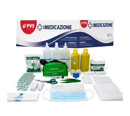 Kit di reintegro pronto soccorso - senza sfigmomanometro - oltre 3 persone - Pvs - PDM091 - DMwebShop