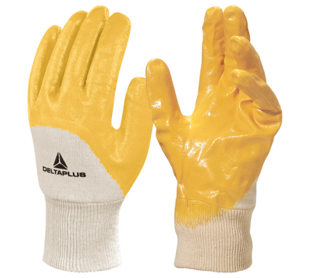 Guanti da lavoro pesante NI015 - nitrile leggero - taglia 10 - giallo - Deltaplus - NI01510 - 3295249010744 - DMwebShop