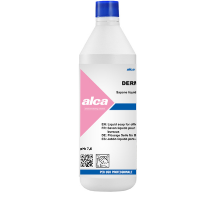 Sapone liquido Derman - fiorito - flacone da 1 lt - Alca - ALC576 - 8032937571058 - DMwebShop