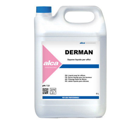 Sapone liquido Derman - fiorito - tanica da 5 lt - Alca - ALC575 - 8032937571065 - DMwebShop