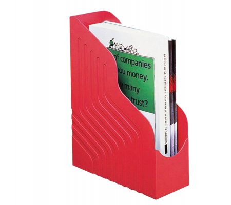 Portariviste Magazine Rack Jumbo - 25 x 32 cm - dorso 10 cm - rosso - Rexel - 00049111 - 5018009100923 - DMwebShop