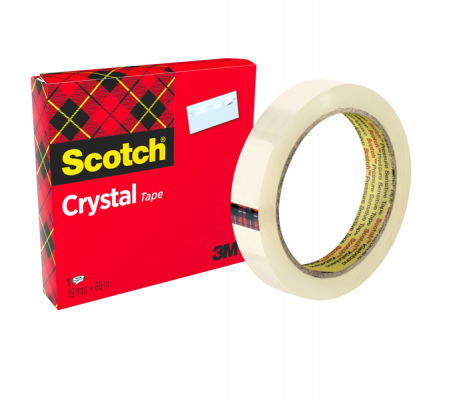 Nastro adesivo Crystal 600 - 19 mm x 66 mt - trasparente - Scotch - 7100027400 - 3134375261951 - DMwebShop