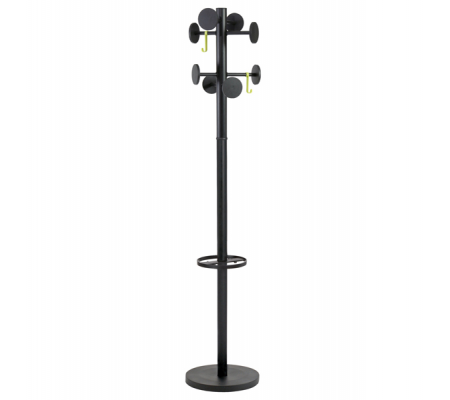 Appendiabiti Stand3 - 8 posti - 175 x 37 cm - nero - Alba - PMSTAN3-N - 3129710011407 - DMwebShop