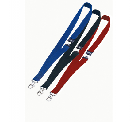 Cordoncini portabadge larghezza - 20 mm - blu - conf. 10 pezzi - Durable - 8137-07 - 4005546800134 - DMwebShop