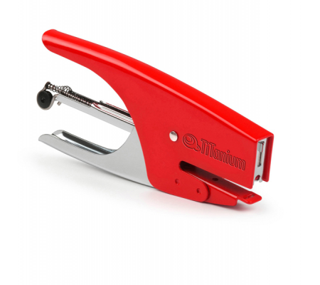 Cucitrice a pinza - passo 6 - rosso - Titanium - TI0107R - 8025133025180 - DMwebShop