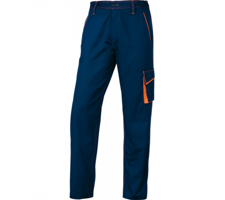 Pantalone da lavoro Panostyle M6PAN - sargia-poliestere-cotone - taglia L - blu-arancio - Deltaplus - M6PANBMGT - 3295249151249 - DMwebShop