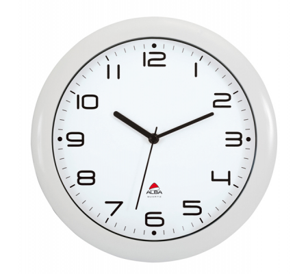 Orologio da parete Hornew - Ø 30 cm - bianco - Alba - HORNEW-BC - 3129710013975 - DMwebShop