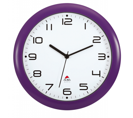 Orologio da parete Hornew - Ø 30 cm - viola - Alba - HORNEW-P - 3129710013951 - DMwebShop