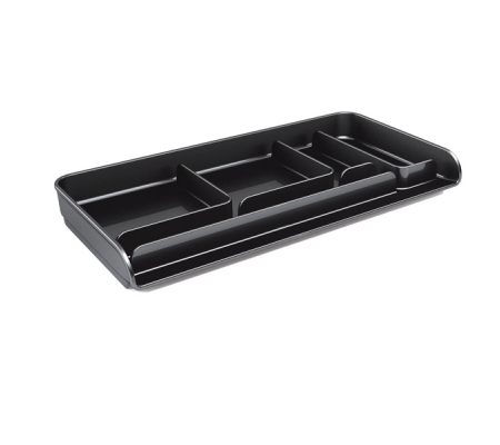 Vaschetta portacancelleria Mydesk - 26,1 x 12,5 x 2,8 cm - nero - Arda - 8110N - 8003438015068 - DMwebShop