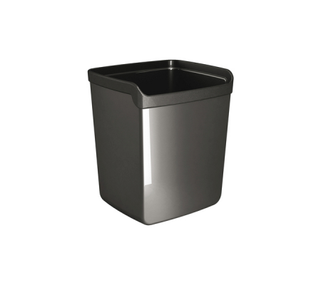 Bicchiere portapenne Mydesk - 8,7 x7,4 x 10 cm - nero - Arda - 8111N - 8003438015020 - DMwebShop