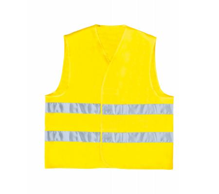 Gilet alta visibilita' GILP2 - poliestere - taglia L - giallo fluo - Deltaplus - GILP2JAGT - 3295249170530 - DMwebShop