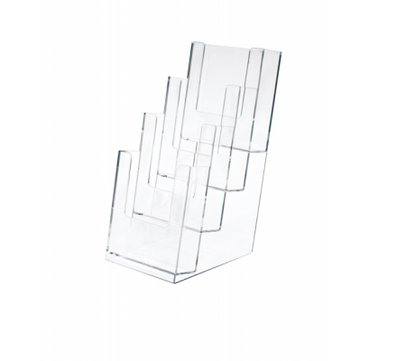 Portadepliant - plastica trasparente - 11 x 25 x 14 cm - Lebez - 5022 - 4891201000694 - DMwebShop