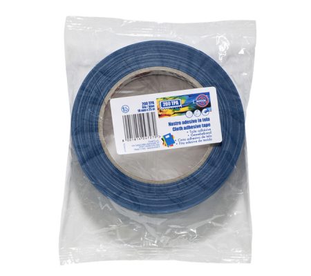 Nastro adesivo telato TPA 200 - 19 mm x 25 mt - blu - Eurocel - 016613200 - 8001814247270 - DMwebShop