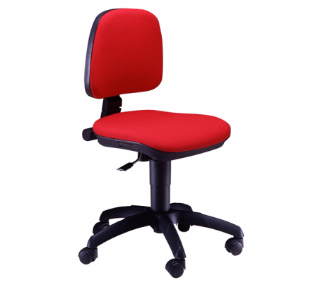 Sedia operativa Atlas A41B - senza braccioli - rosso - Unisit - A41B/ER - 8050043742315 - DMwebShop