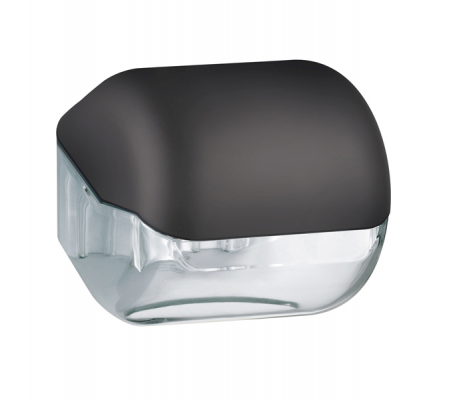 Dispenser Soft Touch di carta igienica - 15 x 14,8 x 14 cm - plastica - nero - Mar Plast - A61900NE - 8020090038396 - DMwebShop