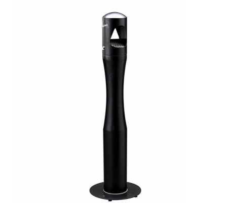 Posacenere da terra - a colonna - Ø 13 cm - H 101 cm - base 29 cm - inox - nero - Medial International - 108006 - 8033433773335 - DMwebShop