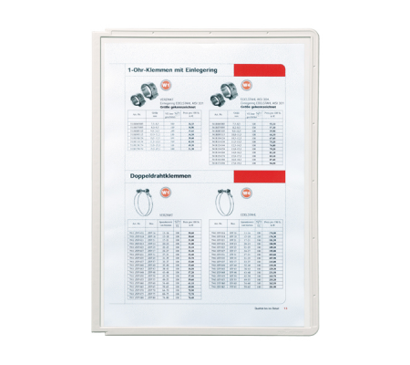 Pannelli di ricambio Sherpa per leggii Vario - grigio - conf. 5 pezzi - Durable - 5606-10 - 4005546571263 - DMwebShop