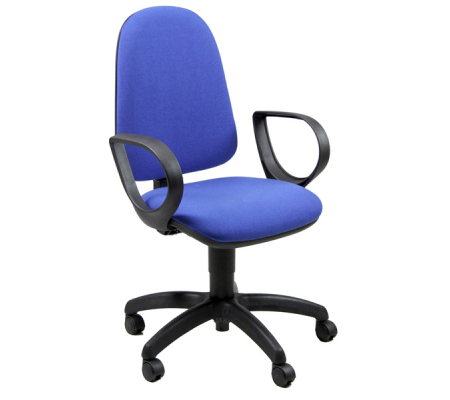 Sedia operativa Jusb - con ruote e braccioli - blu - Unisit - JUSB/EB - 8050043741561 - DMwebShop