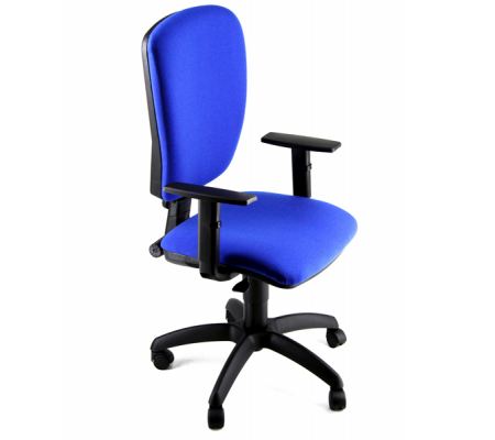 Sedia operativa Cluster - con ruote e braccioli - blu - Unisit - CSA/EB - 8050043742841 - DMwebShop