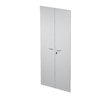 Coppia ante Easy - in melaminico - per mobile alto - 80 x 175 cm - spessore 18 mm - grigio - Artexport - 60075M 9-GRIGIO - DMwebShop