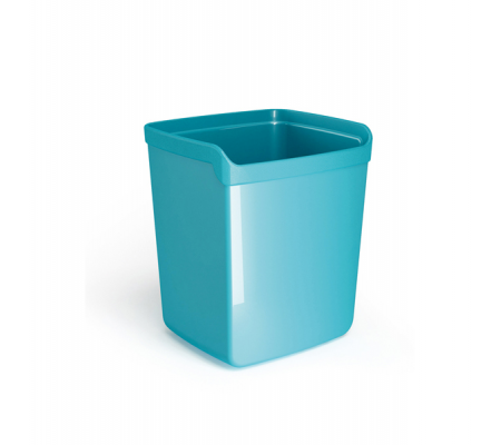 Bicchiere portapenne Mydesk - 8,7 x 7,4 x 10 cm - turchese - Arda - 8111TU - 8003438015037 - DMwebShop