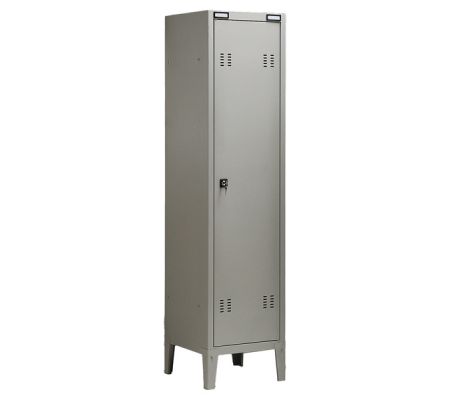 Armadio metallo - spogliatoio - 1 posto - 38 x 35 x 180 cm - grigio - Tecnical 2 - B1 G - DMwebShop