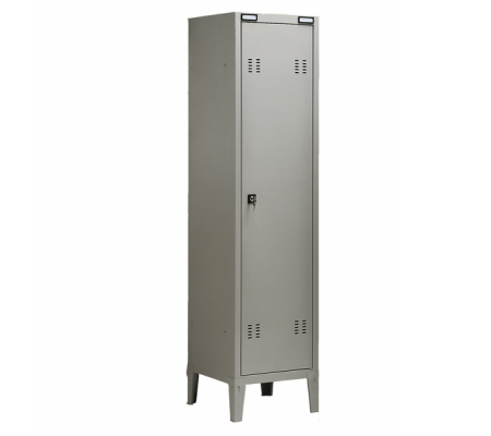 Armadio metallo - spogliatoio - 1 posto - con divisorio - 43 x 47 x 180 cm - grigio - Tecnical 2 - C1-SP G - DMwebShop