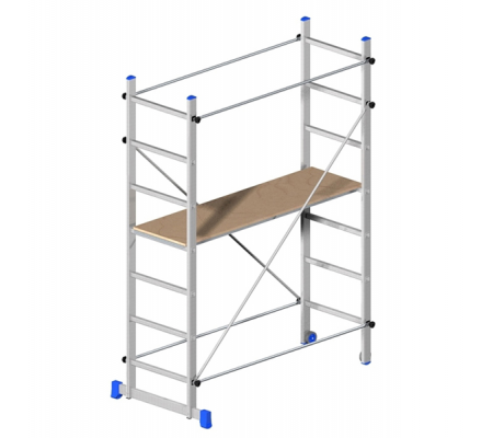 Trabattello Superminio - alluminio - 158 x 80 cm - altezza 220 cm - superminio - Marchetti - 20783 - 8021227005793 - DMwebShop