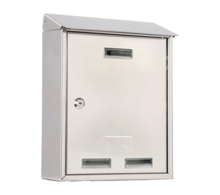 Cassetta postale Elios Steel - 27,5 x 35 x 12 cm - acciaio inox - Metalplus - 3100X/2 - 8022715318029 - DMwebShop