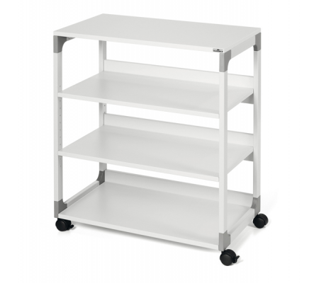 Mobile-carrello Multifunzione System 88 - 75 x 43,2 x 87,9 cm - 4 ripiani - con ruote - grigio - Durable - 3711-10 - 4005546301846 - DMwebShop