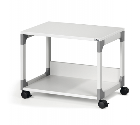 Mobile-carrello Multifunzione System 48 - 60 x 43,2 x 47,7 cm - 2 ripiani - con ruote - grigio - Durable - 3710-10 - 4005546301822 - DMwebShop