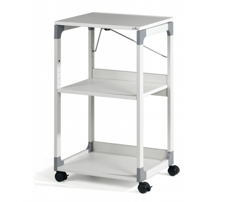 Carrello System - 50,8 x 43,2 x 88,2 cm - 3 ripiani - con ruote - per videoproiettore - grigio - Durable - 3701-10 - 4005546301860 - DMwebShop