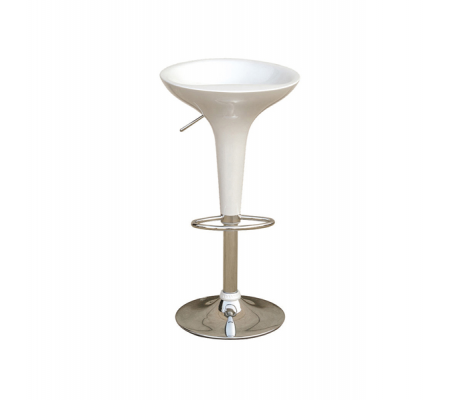 Sgabello bar - ABS-acciaio cromato - 35 x 45 x 55-78 cm - bianco - Serena Group - HC148W - 8032937535043 - DMwebShop