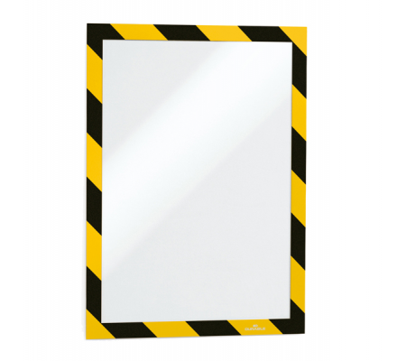 Cornice adesiva Duraframe Security A4 - pannello magnetico - 21 x 29,7 cm - giallo-nero - Durable - 4944-130 - 4005546406541 - DMwebShop