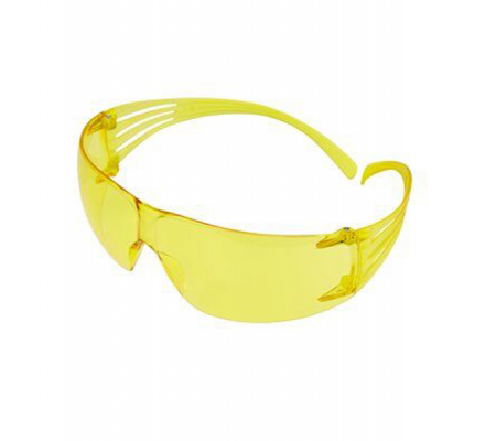 Occhiali di protezione Securefit SF203AF - policarbonato - giallo - 3M - 82202 - 7100112008 - 051131272545 - DMwebShop