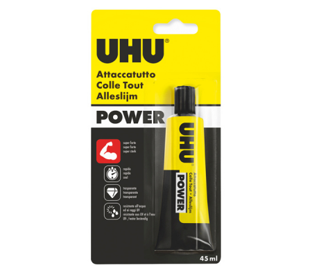 Colla Power - 45 ml - trasparente - Uhu - D3251 - 34256 - 4026700342550 - DMwebShop